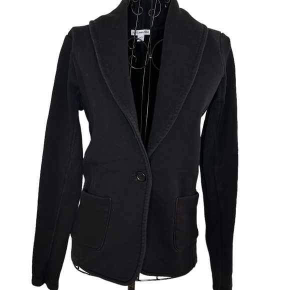 James Perse Shawl Collar Blazer in Black Size Small (James Perse Size 2) - Picture 2 of 12